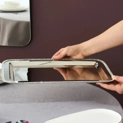 Karaca Home Majesty Dekorative Tablett Rechteckig 42x29,5 cm