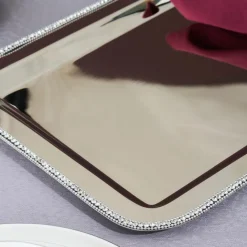 Karaca Home Majesty Dekorative Tablett Rechteckig 42x29,5 cm