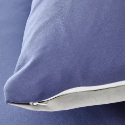 Karaca Home Navy&Hellgrau Doppel Bettbezug Set (200 x 200 cm)