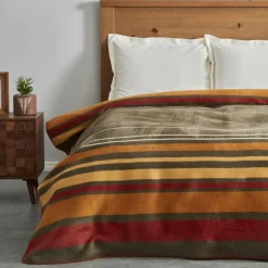 Karaca Home Nina Einzelbett Baumwolldecke, Khaki