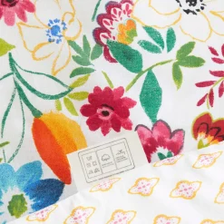 Karaca Home Parlin Fuchsia Doppelter Bettbezug aus 100% Baumwolle