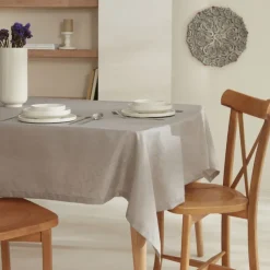 Karaca Home Pebble Tischdecke Grau, 140 x 200 cm