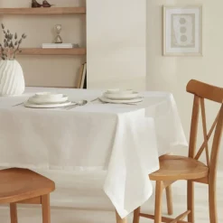Karaca Home Pebble Tischdecke Weiß 140X200 cm