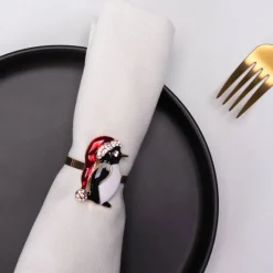 Karaca Home Pinguin 2 Stück Serviettenring