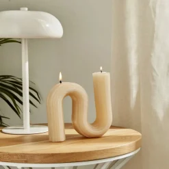 Karaca Home Ringlet Kerze, Creme