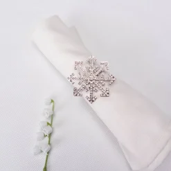 Karaca Home Schneeflocke 2 Teilig Serviettenring