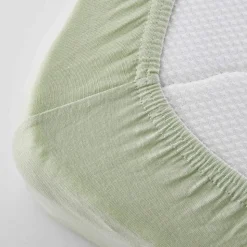 Karaca Home Spannbettlaken Olive Green 140x200 cm + 30 cm Öko-Tex Zertifiziert