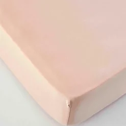 Karaca Home Spannbettlaken Salmon Pink 70x140 cm + 20 cm Öko-Tex Zertifiziert