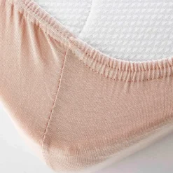 Karaca Home Spannbettlaken Salmon Pink 70x140 cm + 20 cm Öko-Tex Zertifiziert