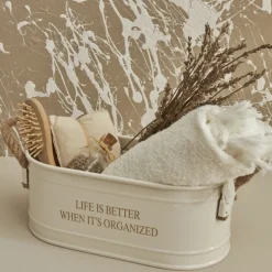 Karaca Home Sylvia Organizer Weiß 28 cm