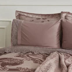 Karaca Home Valeria Queen 8-teiliges Geschenkset für Paare Altrosa