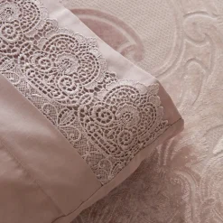 Karaca Home Valeria Queen 8-teiliges Geschenkset für Paare Altrosa