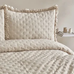 Karaca Home Viona Doppelbett-Bettüberwurf-Set Beige