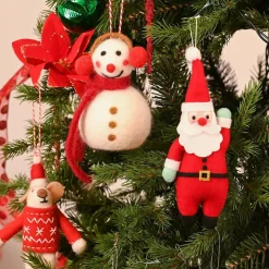 Karaca Home Weihnachtsmann Baumschmuck, 20 cm