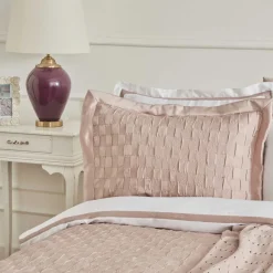 Karaca Home White Collection Braut Carina 80 Fäden 100% Baumwolle 8-teiliges Hochzeitsset Puder