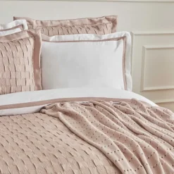 Karaca Home White Collection Braut Carina 80 Fäden 100% Baumwolle 8-teiliges Hochzeitsset Puder