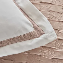 Karaca Home White Collection Braut Carina 80 Fäden 100% Baumwolle 8-teiliges Hochzeitsset Puder