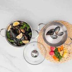 Karaca Induktions Stahlpfanne für Muscheln 20 cm