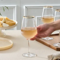 Karaca Jasmine 490 ml 3-teiliges Kelchglas-Set