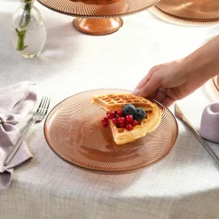 Karaca Juliet Mocha Mousse 7-teiliges Kuchen-Set für 6 Personen