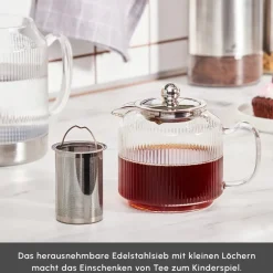 Karaca Kelly Glas Teekanne