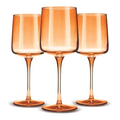 Karaca Lachs Weinglas-Set, 3, teilig