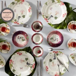 Karaca Lanie 6 Personen Frühstücksset und Servierschalen, 26 Teilig