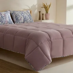 Karaca Leaf Multicolor Doppelbett Komforter Set 200x200+2x50x70