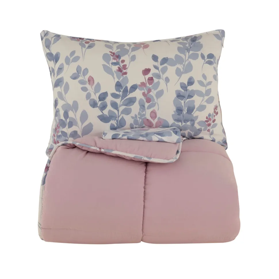 Karaca Leaf Multicolor Doppelbett Komforter Set 200x200+2x50x70