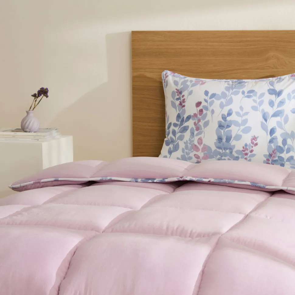 Karaca Leaf Multicolor Einzel Comforter Set 135x200+50x70 Inhalt: 12% Nylon, 88% Polyester Innenfüllung: 100% Polyester Maße: 135 x 200 cm + 50x70 cm