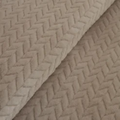 Karaca Leaves Graue Einzelbettdecke 150x200