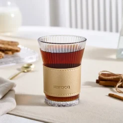 Karaca Leder Cool Touch Latte Glas 210 Ml Gold