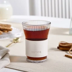 Karaca Leder Cool Touch Latte Glas 210 Ml Perlmutt