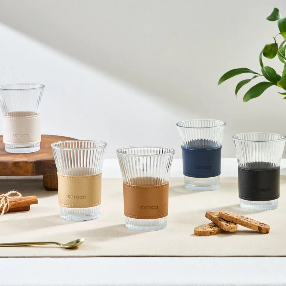 Karaca Leder Cool Touch Latte Glas 210 Ml Perlmutt