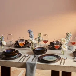Karaca Leia Reaktiv 24-teiliges Tafelservice für 6 Personen