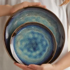 Karaca Leia Reaktiv 24-teiliges Tafelservice für 6 Personen