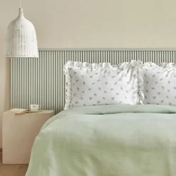Karaca Lidya Bettwäsche-Set aus 100 % Baumwolle, Doppelbett, Grün