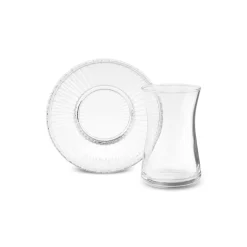 Karaca Lily Glasuntertasse, 12 cm, Transparent