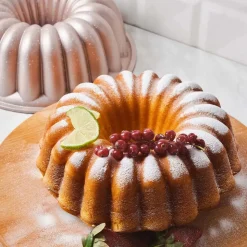 Karaca Lina Geschnittene Rosegold Gießen Kuchenform 25,5 cm