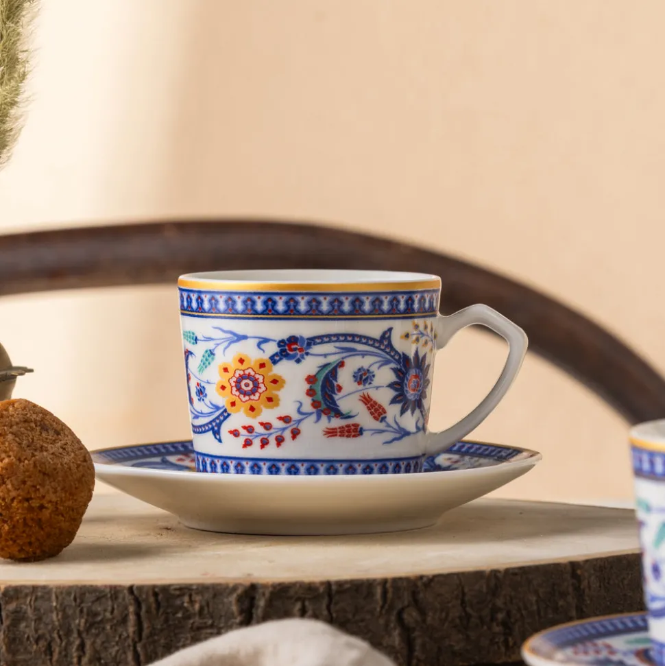 Karaca Linden-Kaffeetassen-Set, 2 Personen, 80 ml