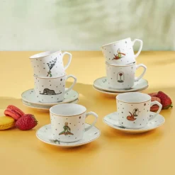 Karaca Little Prince 6 Personen Kaffeetassen-Set 80 ml
