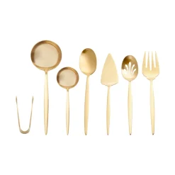 Karaca Lizbon 7-teiliges Servierset in Box, Gold