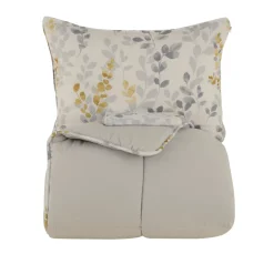 Karaca Loretta Bettwäsche-Set Doppelbett 200 x 220 cm, 100 % Baumwolle, Gelb