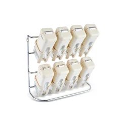 Karaca Luminous, 9-teiliges Gewürzgläser-Set, Creme