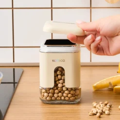 Karaca Luminous, Vorratsglas, 480ML, Creme