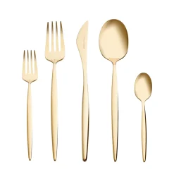 Karaca Lızbon Gold 6-Personen 30-teiliges Besteckset