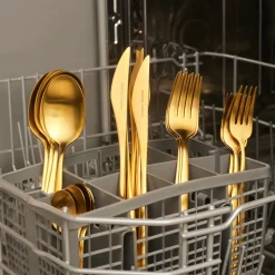 Karaca Lızbon Matte Gold 6-Personen 30-teiliges Besteckset