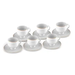 Karaca Malta Kaffeetassen-Set, 6 Personen, 100 ml