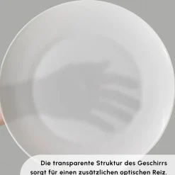 Karaca Marcelo Weiß Geschirr und Frühstücks Set, 88 Teilig