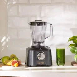 Karaca Mastermaid Power Max 11 in 1 Küchenroboter Glänzend Schwarz, 2500W